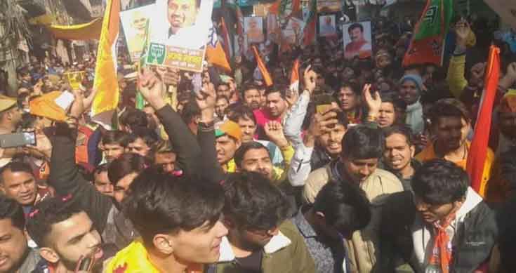 Anti-CAA slogans raised at Shah rally, protester beaten up