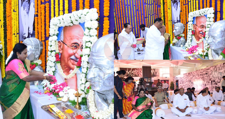 Guv, CM, ministers mourn Mahatma Gandhi, recall his services