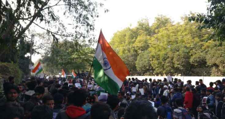 Jamia students’ march to Rajghat stopped after firing