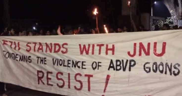 Protests in Mumbai, Pune against JNU violence