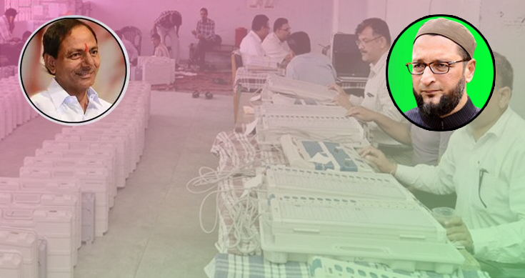 TRS takes early leads in Telangana municipal polls