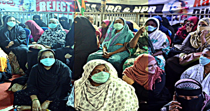 Bangalore anti-CAA protest continues amid COVID-19 fears