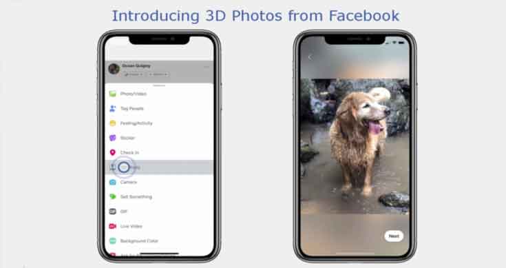 Now post 3D photos on Facebook with single-camera phones