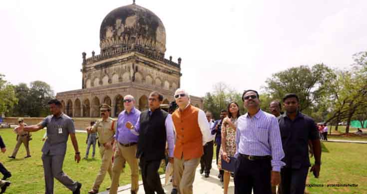 US Ambassador attends ‘topping out’ ceremony in Hyderabad