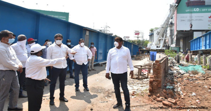 KTR asks officials to speed up Punjagutta steel bridge works  in GHMC