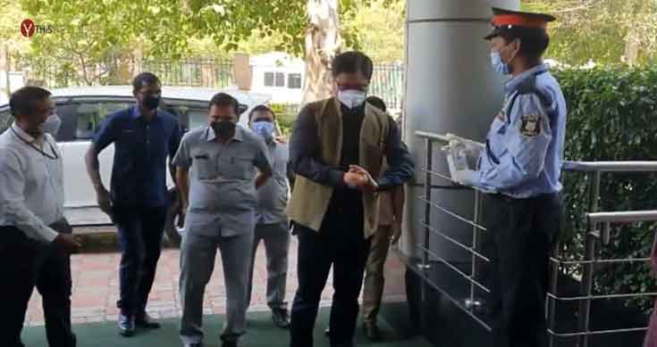Rijiju visits SAI office as sports ministry resumes operations