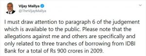 vijay Mallya repayment of Loans