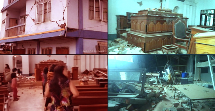 NE quake damages buildings in Mizoram; Modi, Shah talk to CM