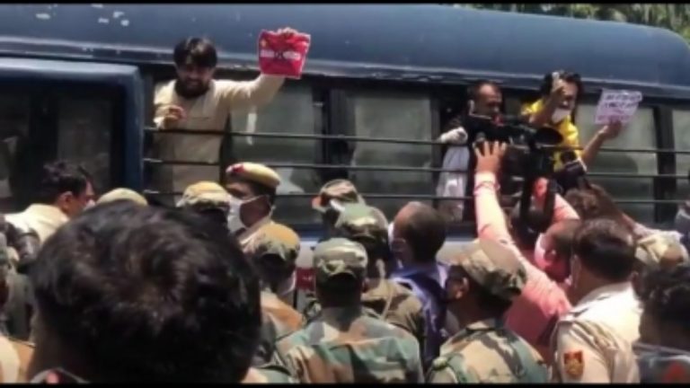 Delhi Police detain Army veterans protesting outside Chinese Embassy