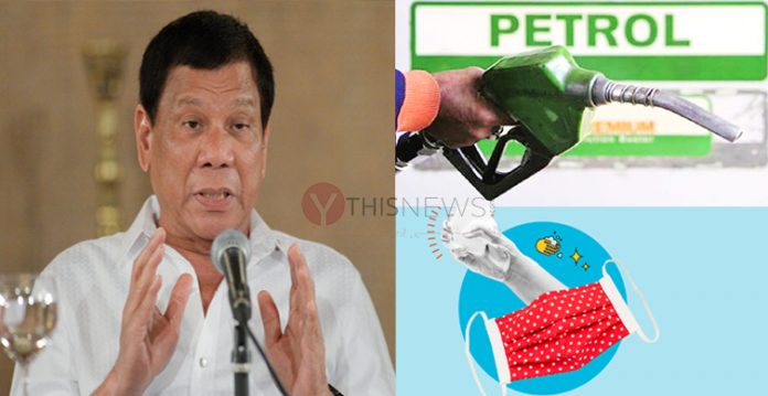 Clean masks with petrol: Philippines Prez