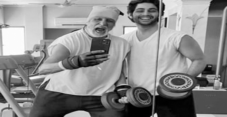 Big B is 91 kg and ‘off to the gym’