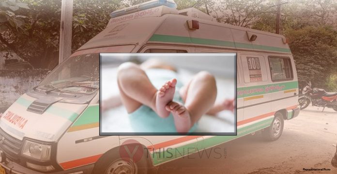 Covid19 woman delivers baby in the ambulance