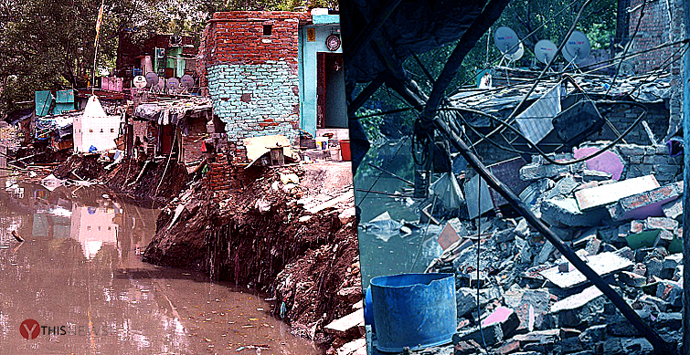 Delhi’s heavy rain wash houses away, two dead
