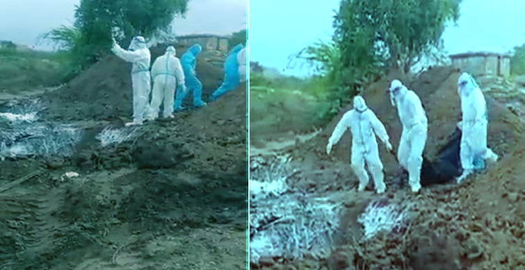 K’taka field team fired for dumping Covid victims