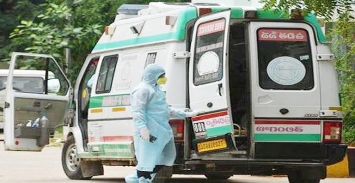 Octogenarian tested positive with Covid 19 escape from an ambulance
