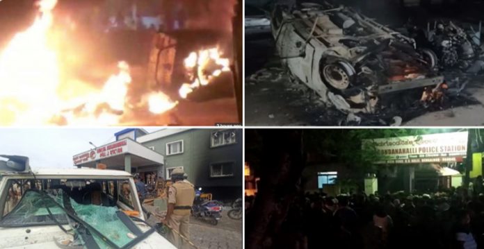 3 dead in Bengaluru, 110 arrested for rioting over FB post