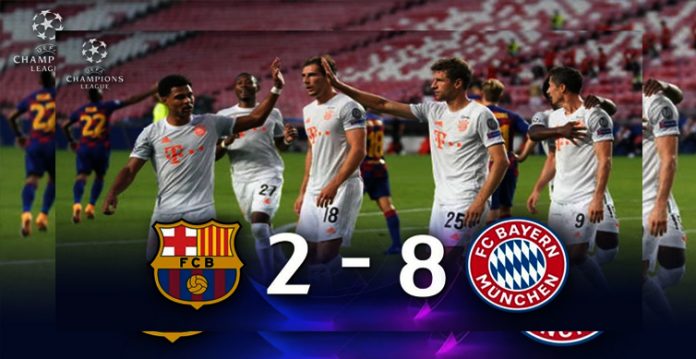 Barcelona loss by 8-2 to reach Champions League semis