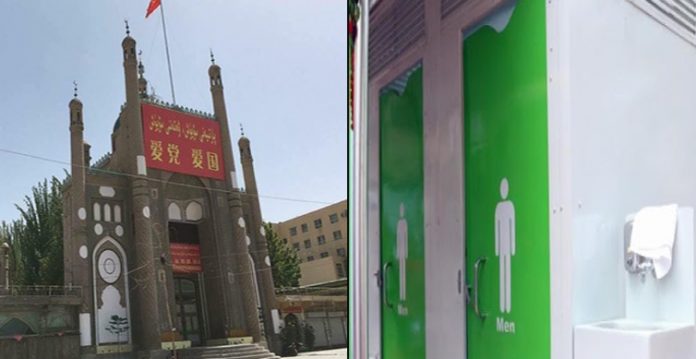 China builds toilet on Xinjiang mosque site, orders forcible abortion of Uyghur Muslim women