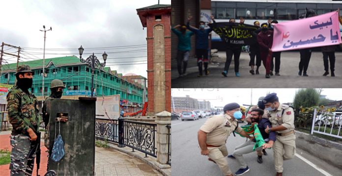 Conflicts in Srinagar after police stop Muharram procession