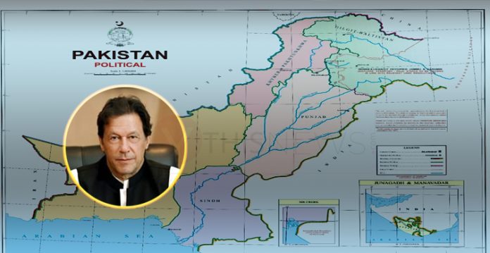 Imran khan shows Kashmir as part of Pakistan in new map