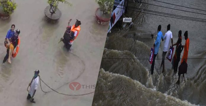 Heavy rain leads to people evacuation in Warangal