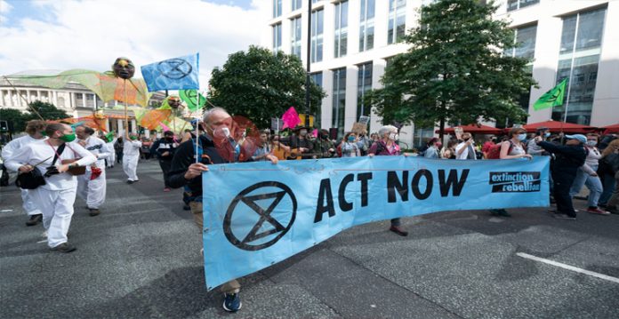 Environmental change protests continue in London