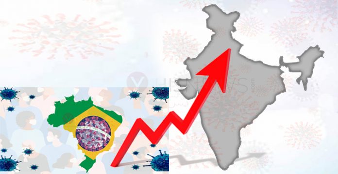 India crosses brazil to be awful hit country by Covid-19