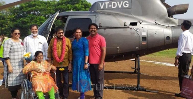 Helicopter lands in Nellore sans Permission