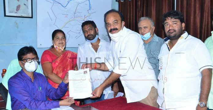 MP Ranjeet Reddy register name for MLC graduate constituency election