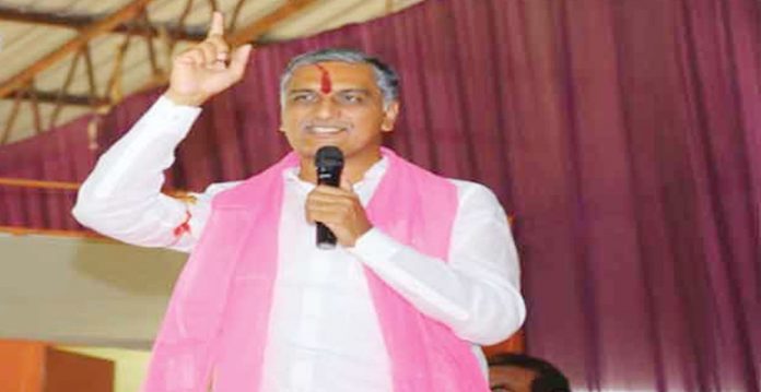 Ahead GHMC polls, Harish slams BJP, Congress for stalling growth