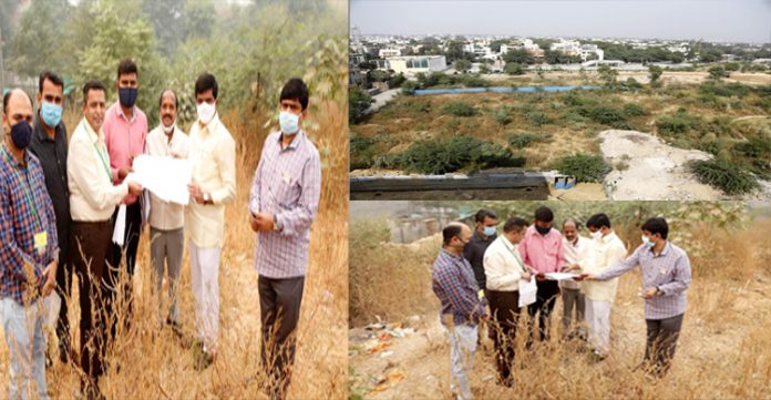 TRS party delhi land center