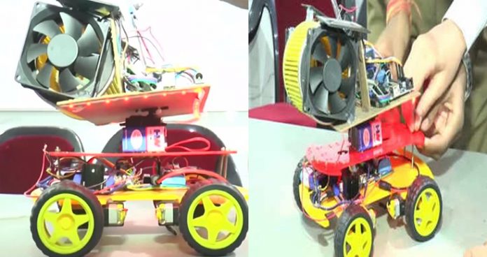 Kanpur Student Builds Air Purifier Robot