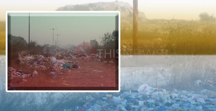 Garbage-dumping Jalpally-Lake fresh-air