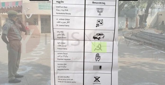 Polling Stopped in Old Malakpet Ward Over Incorrect Party Symbol