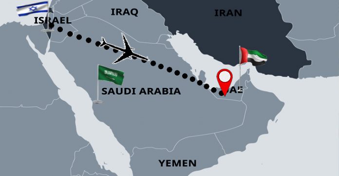 Saudi Arabia permits Israeli flights to use its airspace to reach UAE
