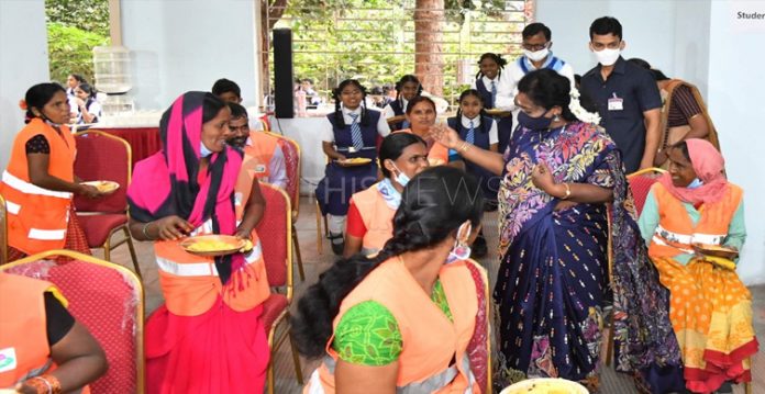 Governor Launches Raj Bhavan Annam Canteen At Raj Bhavan Community Hall