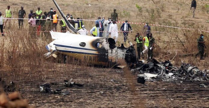 plane crash in nigeria, several killed