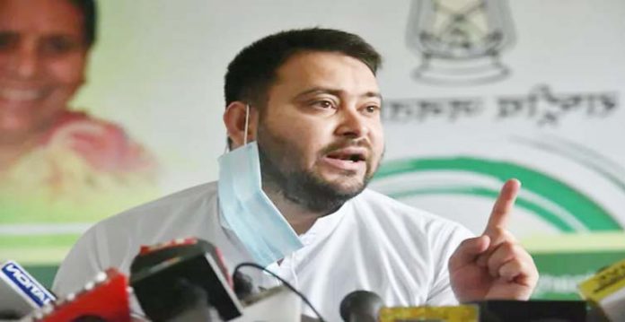 tejashwi slams state budget, terms it pack of lies