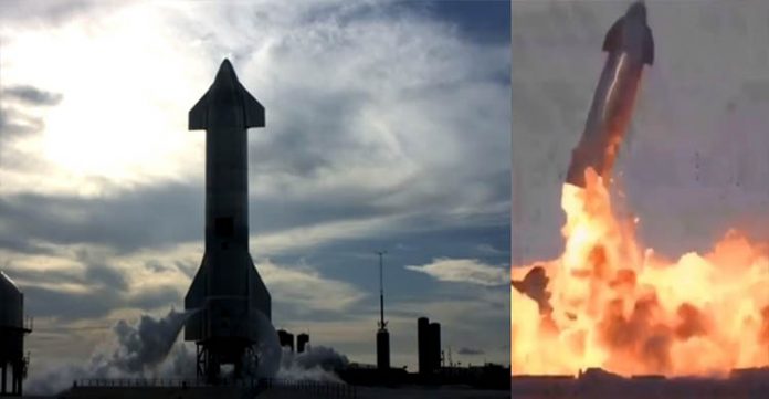elon musk’s rocket explodes after landing;