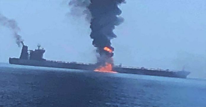 iran’s ship attacked at mediterranean sea; denies attack on israel’s ship