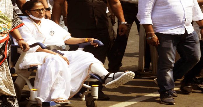 wounded tiger is more dangerous than dead one mamata banerjee returns to campaign on wheelchair