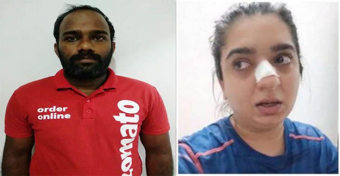 zomato delivery guy files complaint against customer for assault