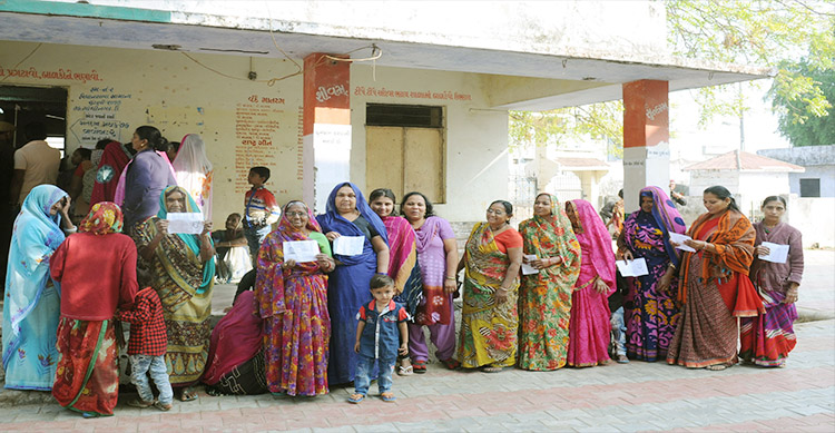 30% polling in gujarat's morva hadaf by polls till 2 p.m.
