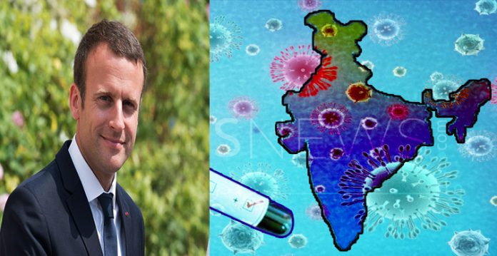 “france is ready to support india” president emmanuel macron on rise of covid cases
