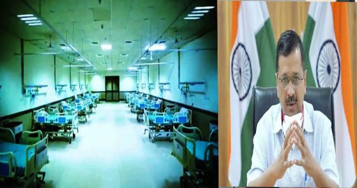 less than 100 icu beds left for covid patients kejriwal