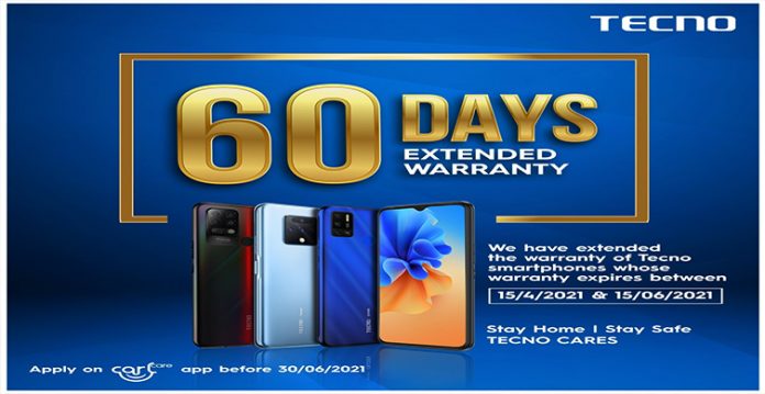 tecno announces 60 day warranty extension policy for its smartphones