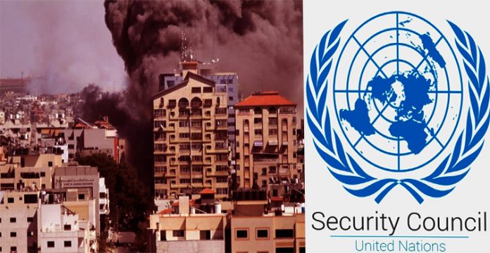 un security council urges cessation of israel palestine violence