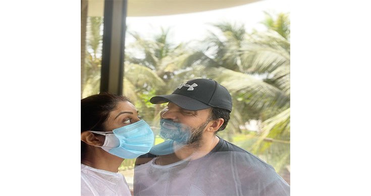 Shilpa Shetty showcases 'love in the time of Corona'