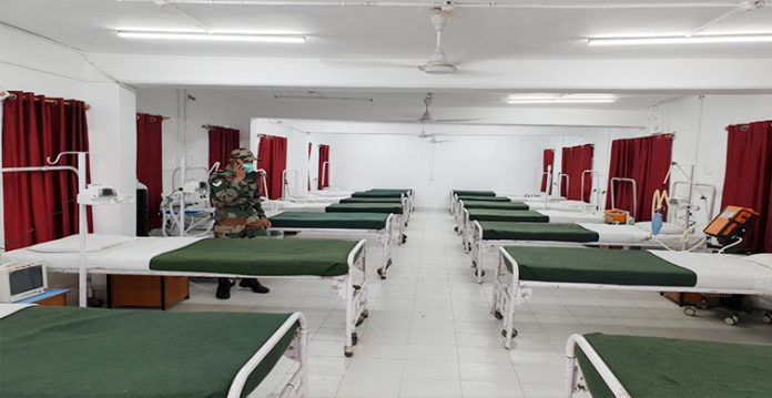 50 bed covid centre by army comes up in kashmir
