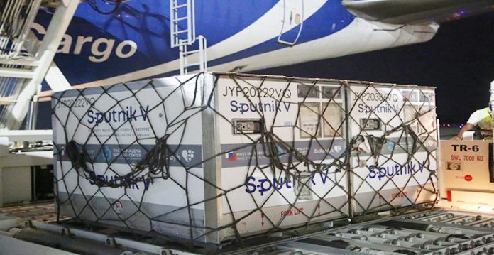 hyderabad airport handles largest consignment of sputnik v